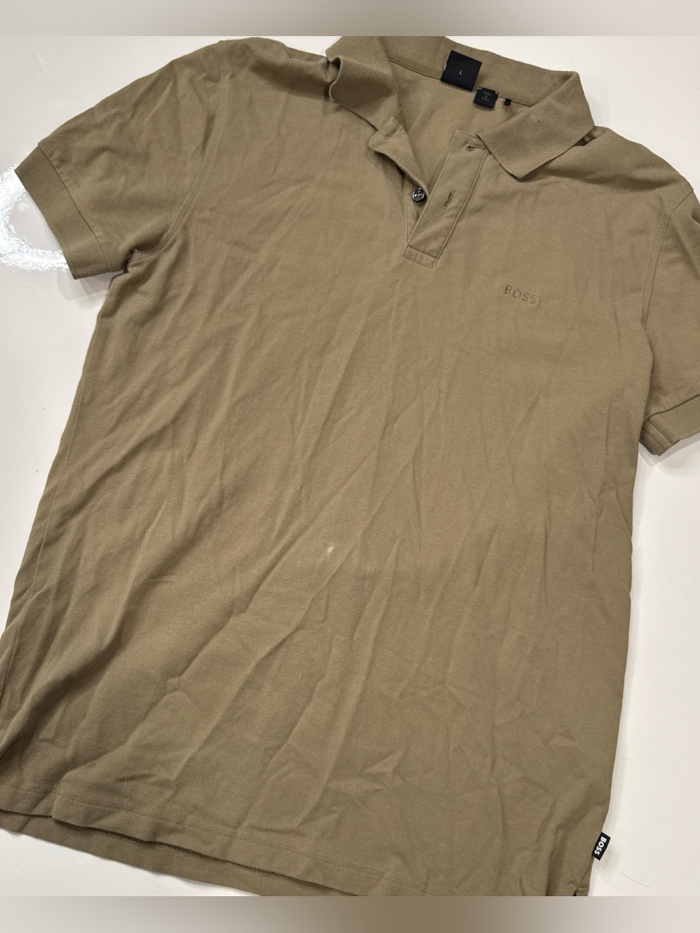 BOSS Hugo Boss Men’s Polo Shirt L Green Shade A020826